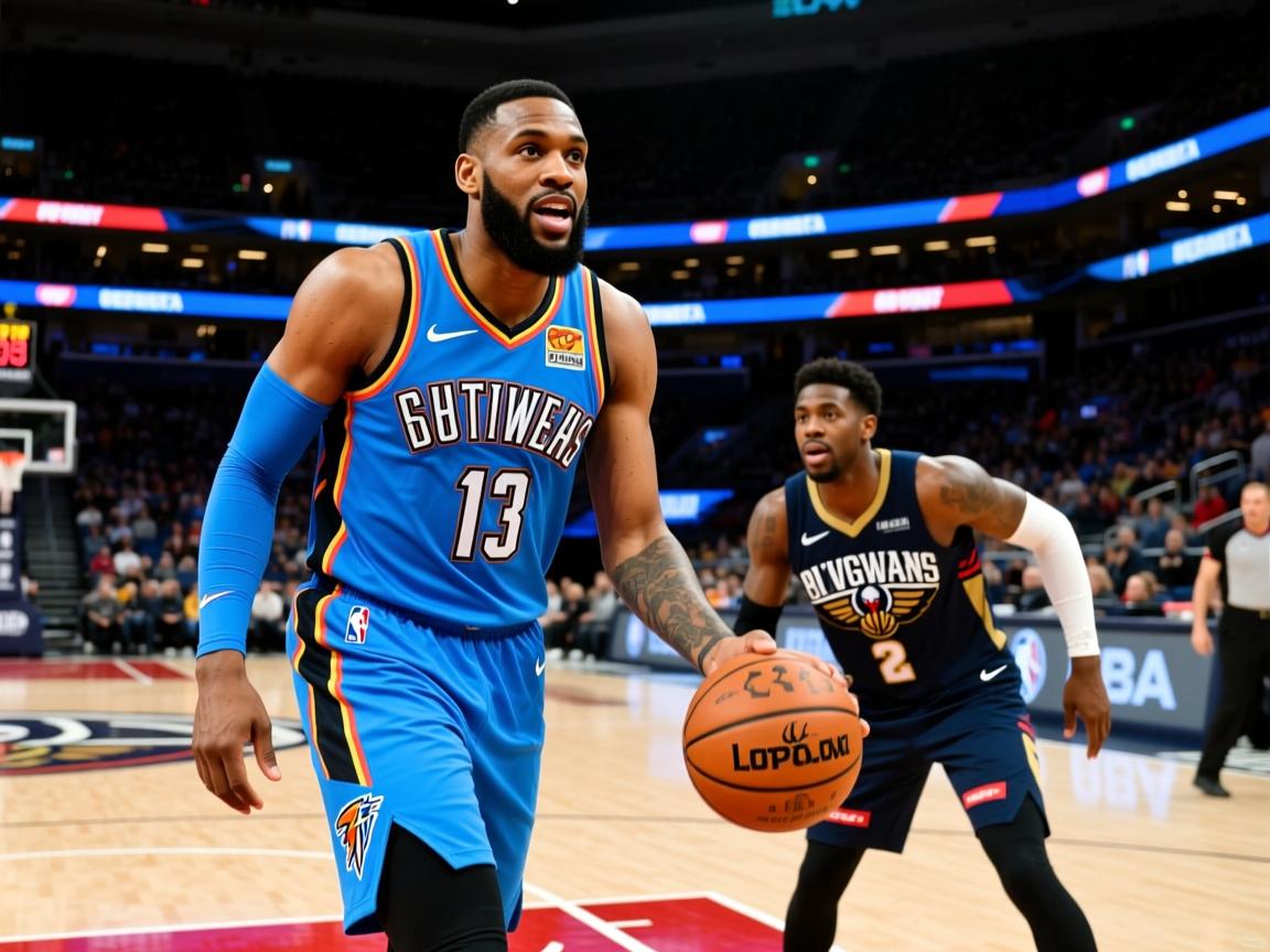 威少带领雷霆完胜鹈鹕